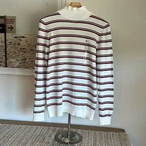 Tommy Hilfiger striped turtleneck sweater